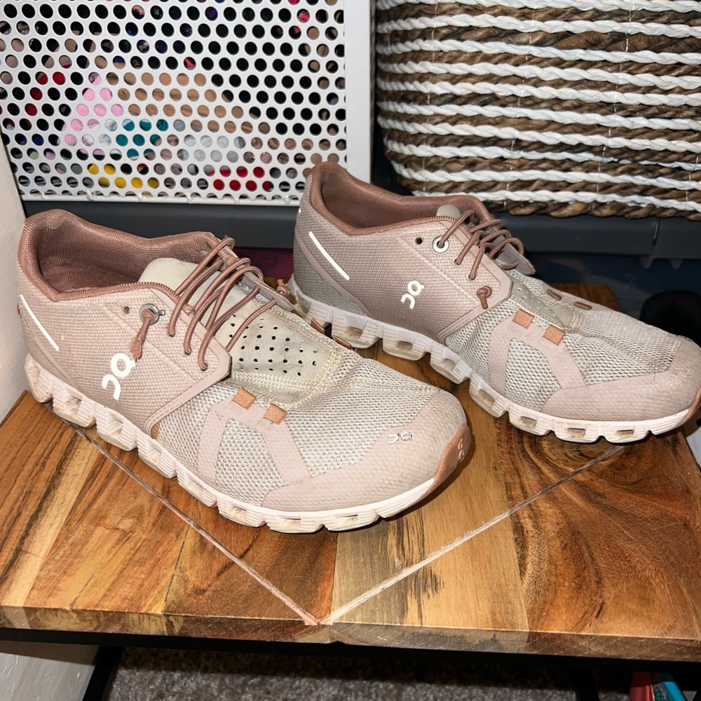 On cloud running shoes